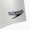 Speedo Obyčejná tvarovaná silikonová čepička stříbrná 8-7098414572 3