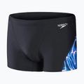 Pánské plavecké boxerky Speedo Allover Digi V-Cut černá/modrá 5