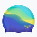 Dětská plavecká čepice Speedo Multi Colour Silicone Junior fluo artic/true cobalt/lemon drizzle