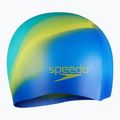 Dětská plavecká čepice Speedo Multi Colour Silicone Junior fluo artic/true cobalt/lemon drizzle 2