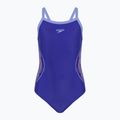 Speedo Platisol Placement Thinstrap Muscleback dětské jednodílné plavky true cobalt/curious blue