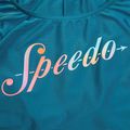 Speedo dámské jednodílné plavky Logo Deep U-Back peacock/pumpkin spice/marine blue 4