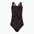 Speedo dámské jednodílné plavky HyperBoom Allover Medalist black/electric pink/usa charcoal