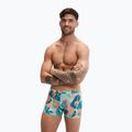 Pánské plavecké boxerky Speedo Escape peacock/cupid coral/pale tan/fresh blue/saddle taupe 5