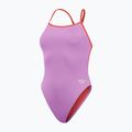 Speedo Solid Tie Back dámské jednodílné plavky sweet purple/watermelon 2