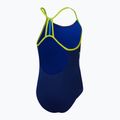 Dětské jednodílné plavky Speedo Placement Lane Line Back cerulean blue/flare pink/bitter lime/bolt 3