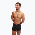 Pánské plavecké boxerky Speedo Allover Digital V-Cut Aquashort black/true cobalt 5
