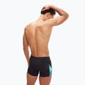 Pánské plavecké boxerky Speedo Allover Digital V-Cut Aquashort black/true cobalt 6