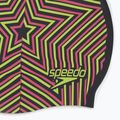 Speedo Reversible Slogan Junior starburst true cobalt/flare pink dětská plavecká čepice 4