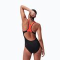 Dámské jednodílné plavky Speedo Placement Laneback black/siren red/plum dandy 8