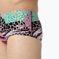 Pánské plavky Speedo 13,5cm Allover Training Club Brie black/matcha green/siren red 5