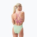 Jednodílné plavky  Speedo Solid Lattice Tie-Back matcha green 8