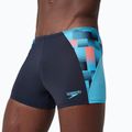Pánské plavky Speedo Endurance+ MAX Splice Aquashort true navy/picton blue/siren red 11