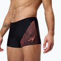 Pánské plavky Speedo Medley Logo Aquashort black/siren red 8