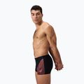 Pánské plavky Speedo Medley Logo Aquashort black/siren red 9