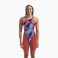 Dámské jednodílné plavky Speedo Fastskin LZR Pure Valor 2.0 Openback Kneeskin flame red/picton blue 6