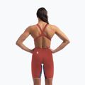 Dámské jednodílné plavky Speedo Fastskin LZR Pure Valor 2.0 Openback Kneeskin flame red/picton blue 7