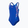 Dětské jednodílné plavky Speedo HyperBoom Splice Muscleback true cobalt/siren red/picton blue