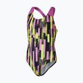 Dětské jednodílné plavky Speedo Digital Allover Splashback black/kiki pink/lemon drizzle