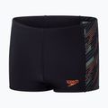 Dětské plavky boxerky Speedo HyperBoom Panel Aquashort black/country green/nectarine