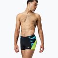 Pánské plavecké boxerky  Speedo Endurance+ MAX Splice Aquashort black/hyper yellow 3