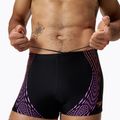 Pánské plavky Speedo Duo Logo Print Aquashort black/coral sands/neon violet 4