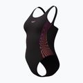 Dámské jednodílné plavky Speedo Placement Muscleback neon violet 3