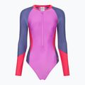 Dámské jednodílné plavky Speedo Colour Block neon violet