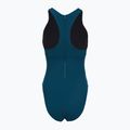 Dámské jednodílné plavky Speedo Racer Zip with Built in Swim Bra dark teal 2
