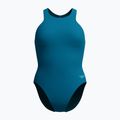 Dámské jednodílné plavky Speedo Racer Zip with Built in Swim Bra dark teal 7