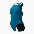 Dámské jednodílné plavky Speedo Racer Zip with Built in Swim Bra dark teal 8