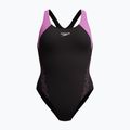 Dámské jednodílné plavky Speedo HyperBoom Splice Racerback neon violet