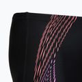 Pánské plavecké jammery Speedo Duo Logo Print Mid Jammer black/coral sands/neon violet 4