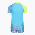 Pánské dvoudílné plavky Speedo Learn To Swim Digital Rash Top Set turkish sea 2