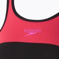 Dámské jednodílné plavky Speedo High Neck Splice Cross Back rapsberry fill 3