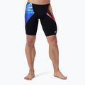 Pánské plavky Speedo Placement Digital V-Cut Jammer lava blur/speedo black 5