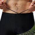 Pánské plavecké boxerky  Speedo Medley Logo Aquashort black/hyper yellow 4