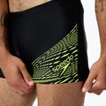 Pánské plavecké boxerky  Speedo Medley Logo Aquashort black/hyper yellow 3