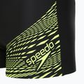 Pánské plavecké boxerky  Speedo Medley Logo Aquashort black/hyper yellow 3