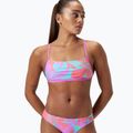 Horní díl plavek Speedo Allover Digital Crossback Crop Top kaluna floral/arctic glass 3