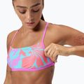 Horní díl plavek Speedo Allover Digital Crossback Crop Top kaluna floral/arctic glass 6