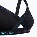 Horní díl plavek Speedo Solid Logo Elastic Cross Front Top anthracite 3