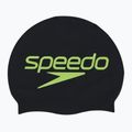 Plavecká čepice  Speedo Printed Silicone black stacked logo 2