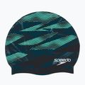 Plavecká čepice  Speedo Printed Silicone dark teal semi tide