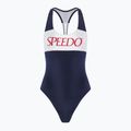 Dámské jednodílné plavky Speedo Colourblock Racerback peacoat