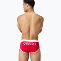 Pánské plavky Speedo Jetstream Retro Logo Brief high risk red 3