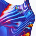 Dámské jednodílné plavky Speedo Placement Digital Powerback molten blend/cobalt pop 3