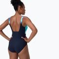 Dámské jednodílné plavky Speedo Shaping Contour Eclipse Printed true navy/berry 7