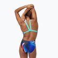 Dámské jednodílné plavky Speedo Allover Digital Leaderback lava blur/speedo black 5