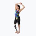 Dámské jednodílné plavky Speedo Fastskin LZR Pure Valor 2.0 Openback Kneeskin black/molten blur 2